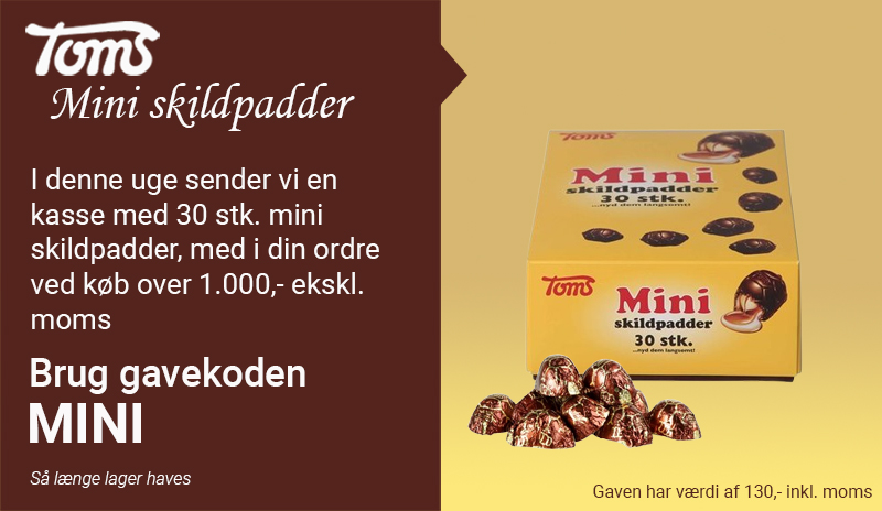 Toms mini skildpadder i æske